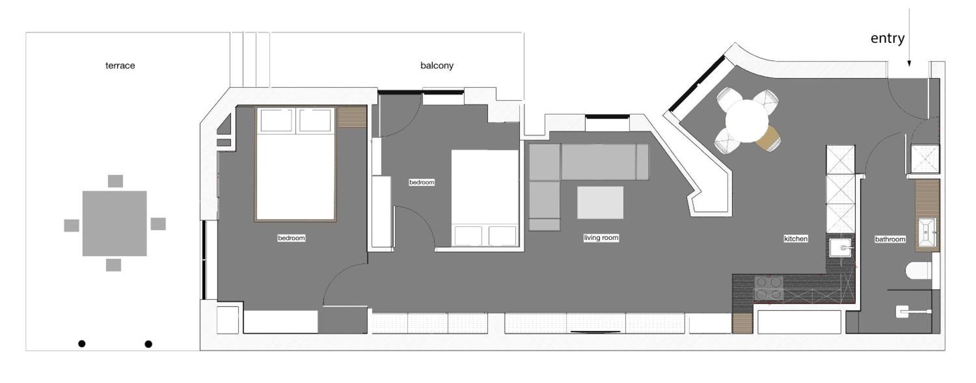 Art Room Boutique Apartment Krasków Eksteriør bilde